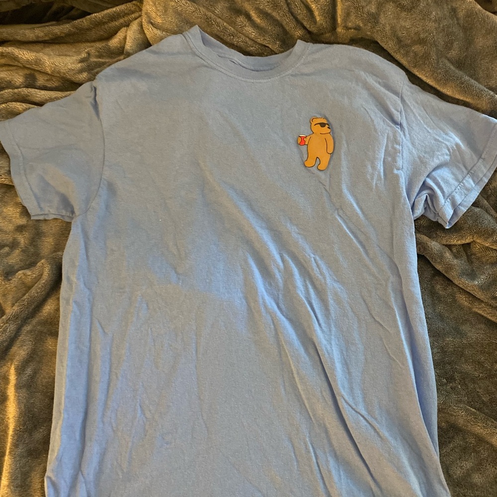 Light Blue Graphic T-Shirt